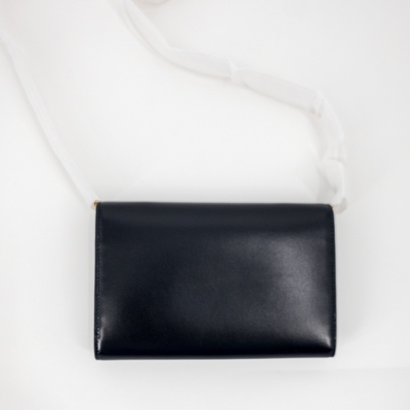 Saint Laurent Monogram Leather Chain Wallet - Picture 9 of 13